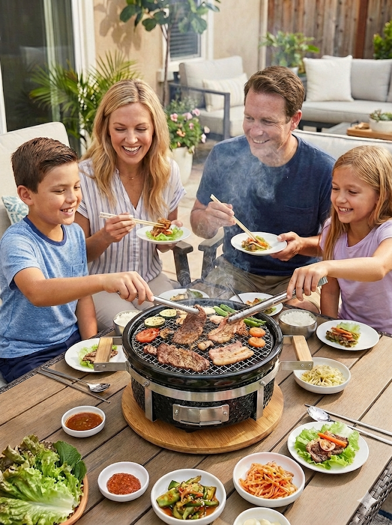 THE BEARD’S PITMASTER HIBACHI - TABLETOP CERAMIC GRILL
