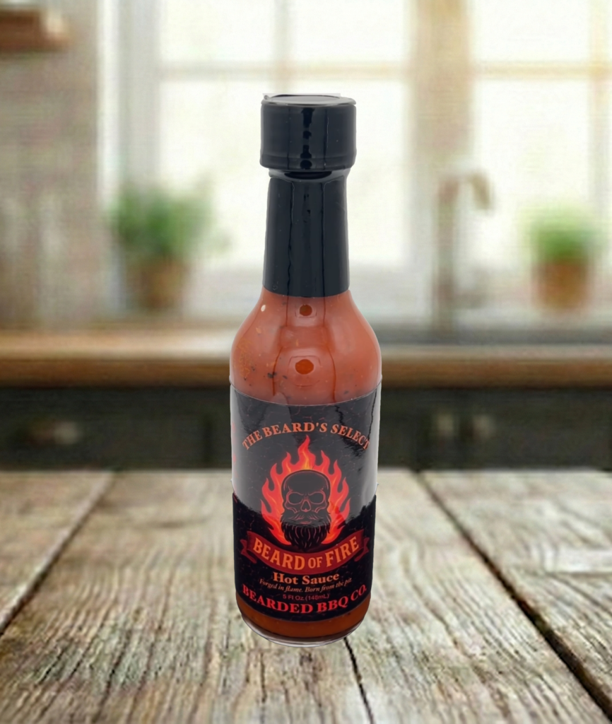 The Beard's Select Beard of Fire Carolina Reaper hot sauce, 5 ounce bottle